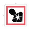 Nevs GHS Pictogram Label - Health Hazards w/Laminate 10" x 10" GHS-10-HH